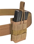 Belt Mounted Single 20 rd. 5.56mm Rapid Reload Magazine Pouch - Fits up to 2" wide belts