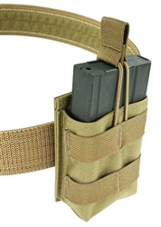 Belt Mounted Single 20 rd. 7.62NATO Rapid Reload Magazine Pouch - Fits up to 2" wide belts