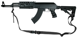 AK-47 With Magpul M-4 Type Stock Raptor 2 Point Tactical Sling