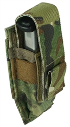 MOLLE Compatible Single Universal Pistol Mag Pouch - Vertical Draw