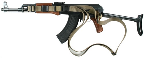 AK-47 with Folding Stock br CST 3 Point Sling.