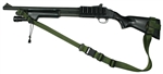 Mossberg 590 With Hogue 12" LOP Stock Raider 2 Point Tactical Sling