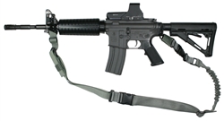 TCS Convertible 1 or 2 Point Tactical Sling, Steel Hook Attachment Version