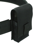 Belt Mounted Single 20 rd. 5.56mm Flapped Magazine Pouch - Fits up to 2" wide belts