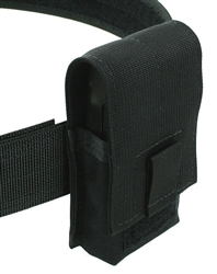 Belt Mounted Single 20 rd. 5.56mm Flapped Magazine Pouch - Fits up to 2" wide belts