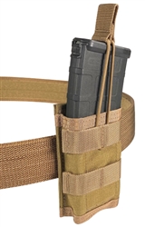 Belt Mounted Single 30 rd. 5.56mm Rapid Reload Magazine Pouch - Fits up to 2" wide belts