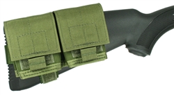 2/10 Mini-14/30 Buttstock Mag Pouch - Holds (2) 10 round Magazines - Rear Adapter Provided