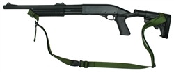 Mossberg 590 With M-4 Stock Raptor 2 Point Tactical Sling