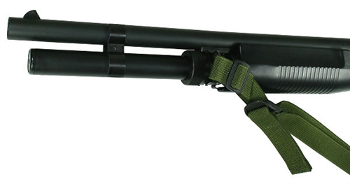 Tactical Green Sling With Shell Carrier And QD Swivels Fits BENELLI NOVA Sh...