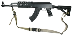 AK-47 With Magpul M-4 Type Stock Raider 2 Point Tactical Sling