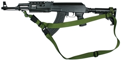 AK-47 With M-4 Type Stock SOP 3 Point Tactical Sling