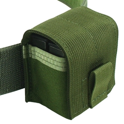 Belt Mounted Double 10 rd. Mini-14 / Mini-30 Flapped Magazine Pouch - Fits up to 2" wide belts