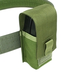 Ruger Mini-30 Belt Mounted Double 20 rd. 7.62x39mm Flapped Magazine Pouch - Fits up to 2" wide belts