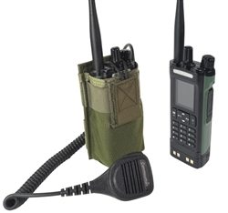 Baofeng DM-32UV / UV-32 with Standard Length Battery MOLLE Radio Pouch