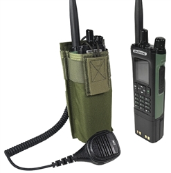 Baofeng DM-32UV / UV-32 with Extended Length Battery MOLLE Radio Pouch