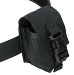 Belt Mounted Rubber Ball Grenade Pouch - Fits up to 2" wide belts